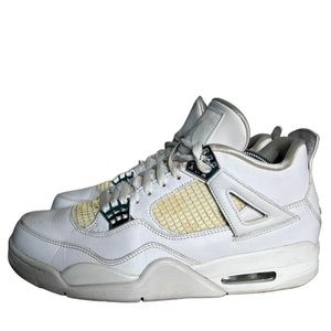 Nike Air Jordan 4 Retro Pure Money 308497-100 Men’s Shoes Sneakers White Size 10